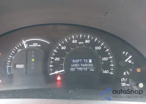 2009 Toyota Camry Hybrid z USA, uszkodzony, nr VIN 4T1BB46K79U107860